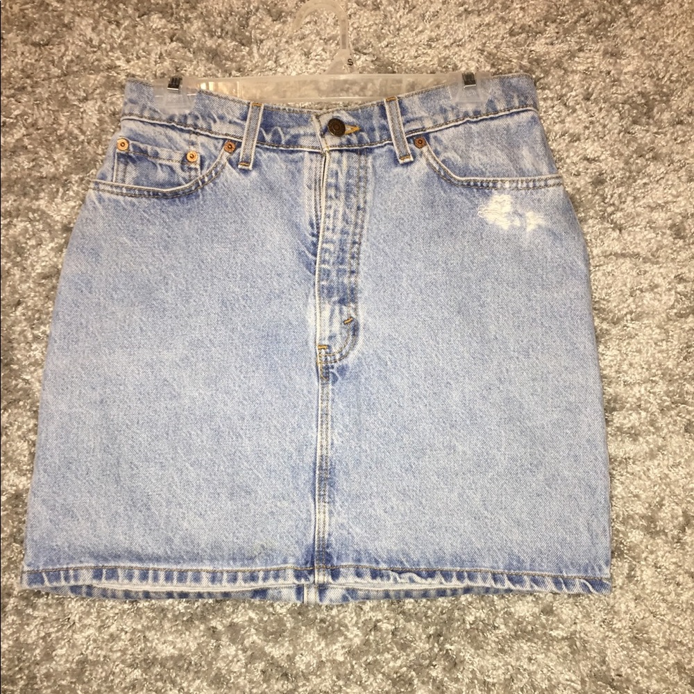 Vintage Levi high waisted denim skirt